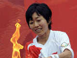Beijing Olympic torch relay in Japan