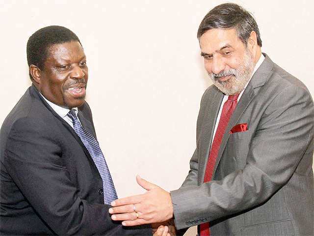 Anand Sharma at Harare