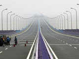 Construction site of the Hangzhou Bay Bridge