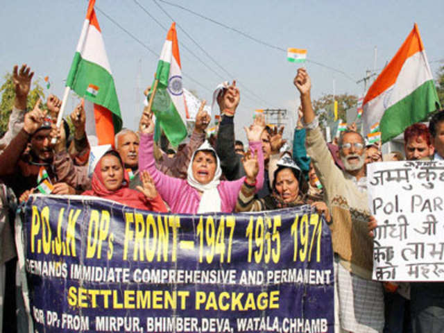 PoK refugees protest