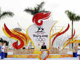Welcome ceremony for Olympic flame