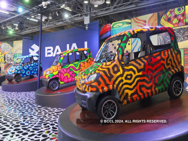 Any colour you like, but no black for Bajaj quadricycle