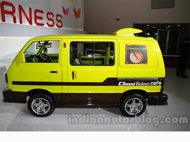 Maruti Showcases Omni Licious Cafe Maruti Showcases