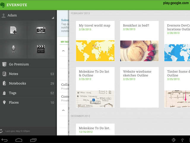Apps - Evernote