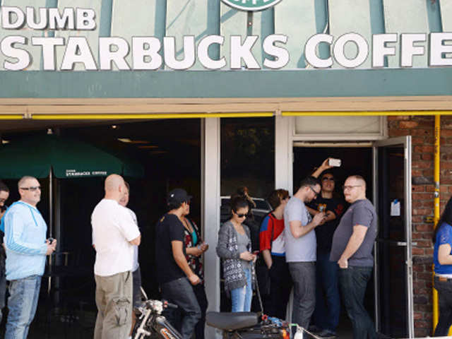 'Dumb Starbucks' coffee shop