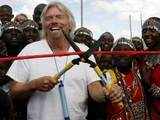 Richard Branson in Kenya