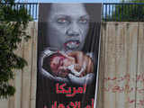 Anti-US banner in Beirut