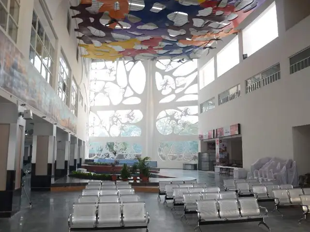 Deluxe Waiting Hall Modi Inaugurates Airport Like Bus Terminal