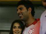 Preity Zinta hugs Yuvraj Singh