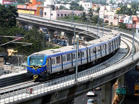 A view in a coach of Chennai Metro Rail - Picture of Chennai Metro