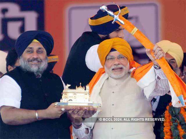 Narendra Modi at 'Fateh' rally in Jagraon