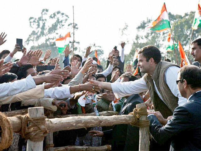 Rahul Gandhi meets people in Dehradun