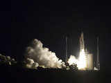 Ariane V lifts off