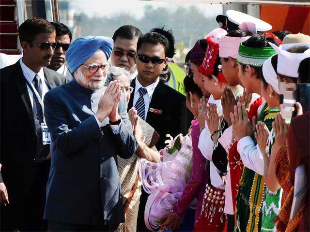 Manmohan Singh in Myanmar