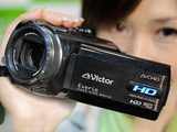 JVC shows off its new camcorder 'Everio GZ-HD40'