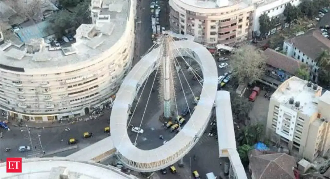 March 5, 2014 Skywalk at Nana Chowk, Mumbai The Economic Times