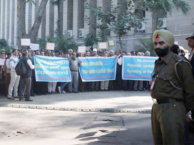 Protest at RBI