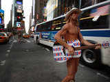 Robert Burck, the naked cowboy