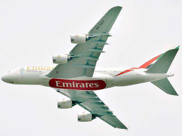 Airbus A380 of Emirates
