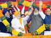 Parkash Singh Badal, Narendra Modi to double pace of development in Punjab