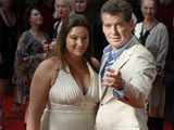 Brosnan and his wife Shaye-Smith during Mamma Mia premiere