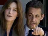 Nicolas Sarkozy with his wife Carla Bruni