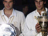 Rafael Nadal and Roger Federer