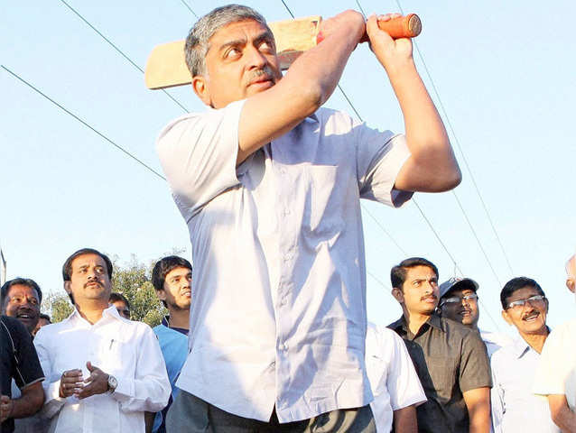 Congress candidate Nandan Nilekani