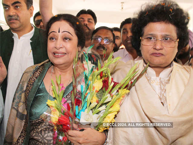 Kirron Kher, the BJP candidate from Chandigarh