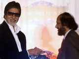 Amitabh Bachchan and Nobel Laureate R K Pachauri