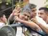 Nandan Nilekani, Congress leaders on street show in Bangalore