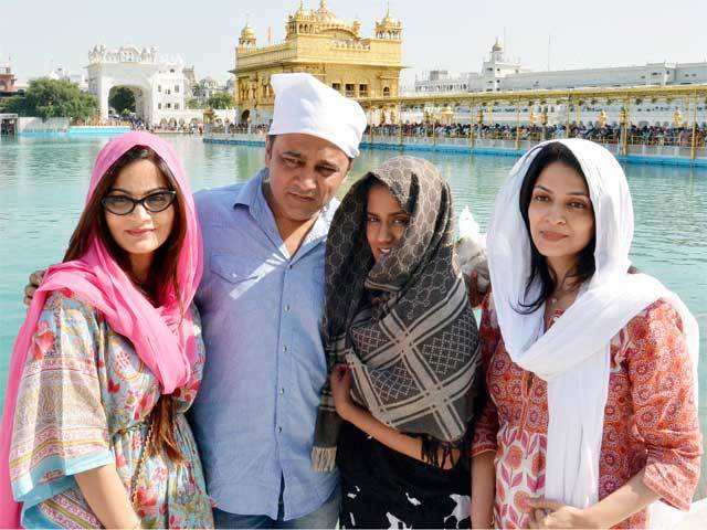 Salman Khan's sisters at the Golden Temple
