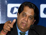 K V Kamath gestures