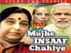 Sushma Swaraj charting her own path as Narendra Modi wave rises