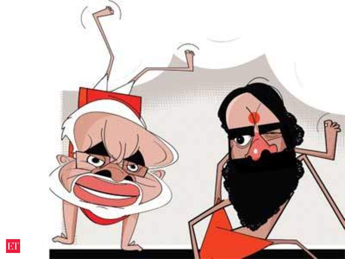 Har Har Modi' controversy: Baba Ramdev finds a new pupil in Narendra Modi -  The Economic Times