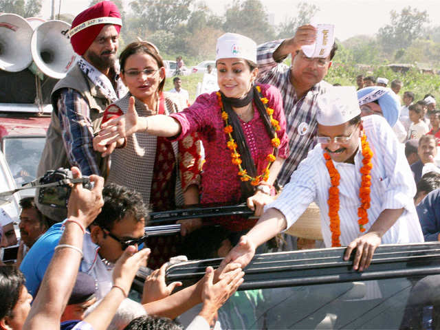 Arvind Kejriwal in Chandigarh