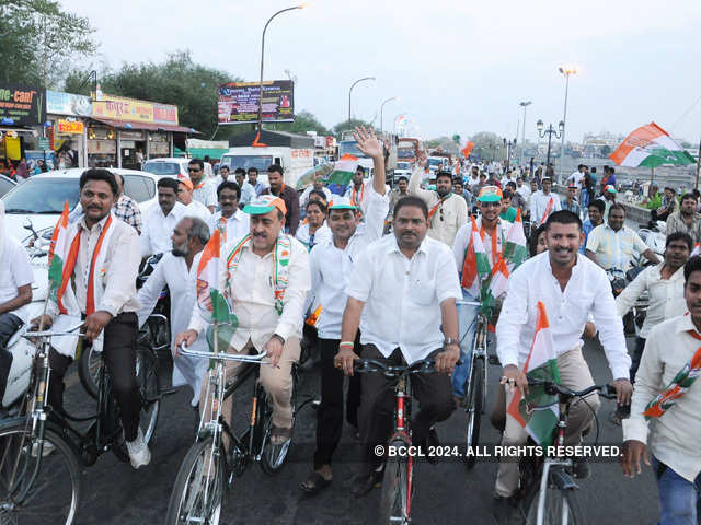 Bicycle rally in Futala, Nagpur