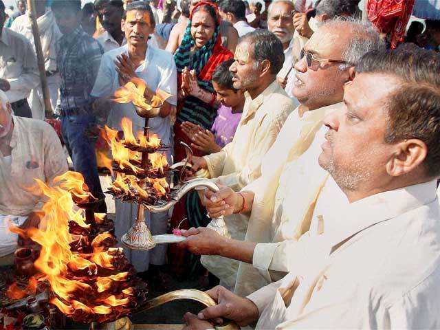 Navratri festival in Allahabad