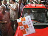 Delhi CM Sheila Dikshit launches Reva electric car