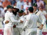 South Africa exults after run-out