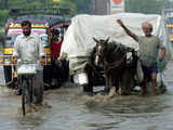 Flooded streets