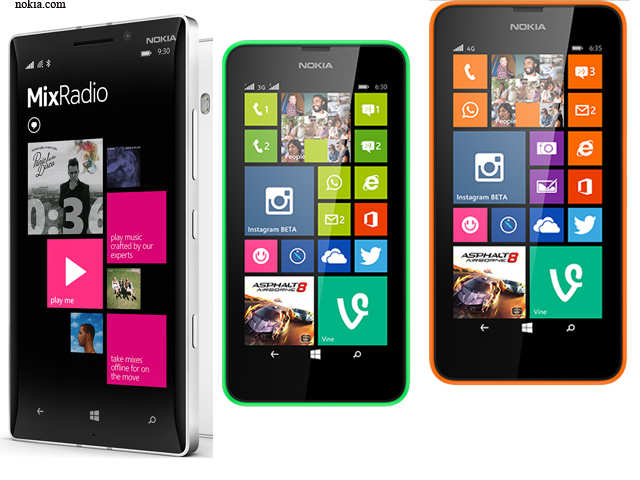Lumia 930, 630, 635
