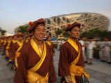 Performers ready for  rehearsal