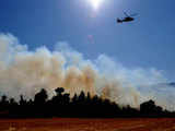 Forest fire ravaged in Antalya