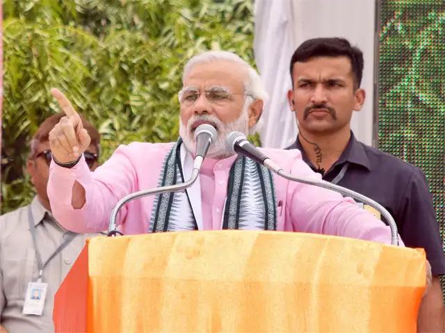 Narendra Modi rally in Chandrapur - April 4, 2014 | The Economic Times