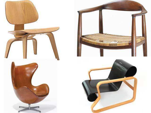 10 great varieties of chairs from 1860 to 1990