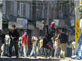 Kashmiri protestor