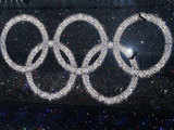 Olympic Rings raised