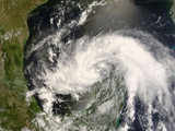Tropical Storm Dolly is shown in the NASA satellite image