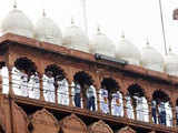 At the historic Red Fort